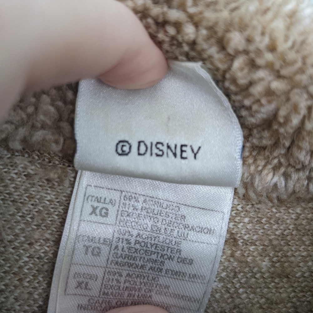 Vintage Disney Catalog Winnie and Tigger Fleece 1/4 Zip Pullover XL - Picture 5 of 6